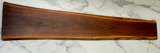 Long Enough- A Live Edge Black Walnut Grazing Board
