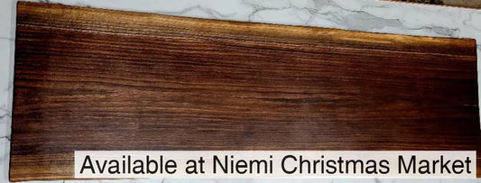 "Big Board Three"- A Live Edge Black Walnut Grazing Baord - Live Edged Woodcraft