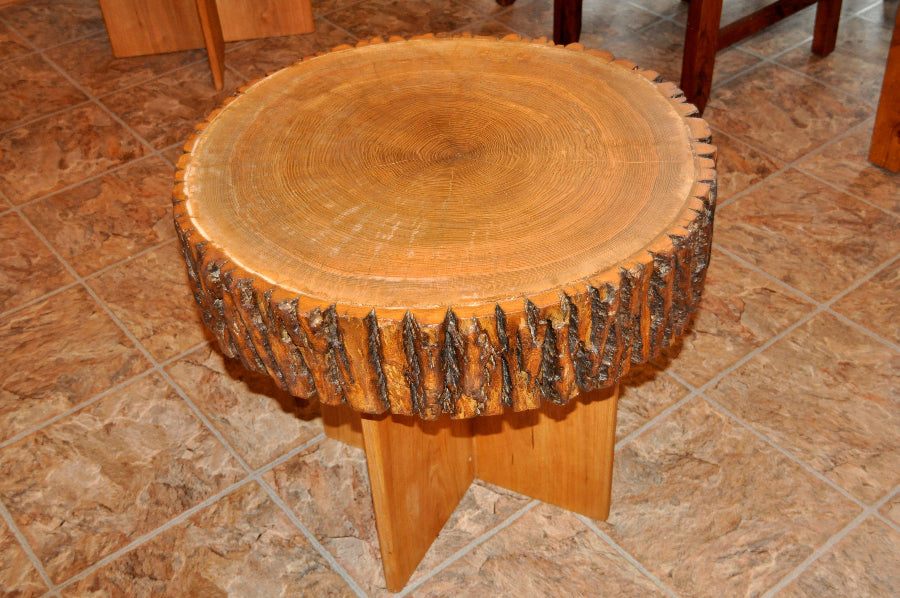 Live Edge Ash Coffee Table - Live Edged Woodcraft