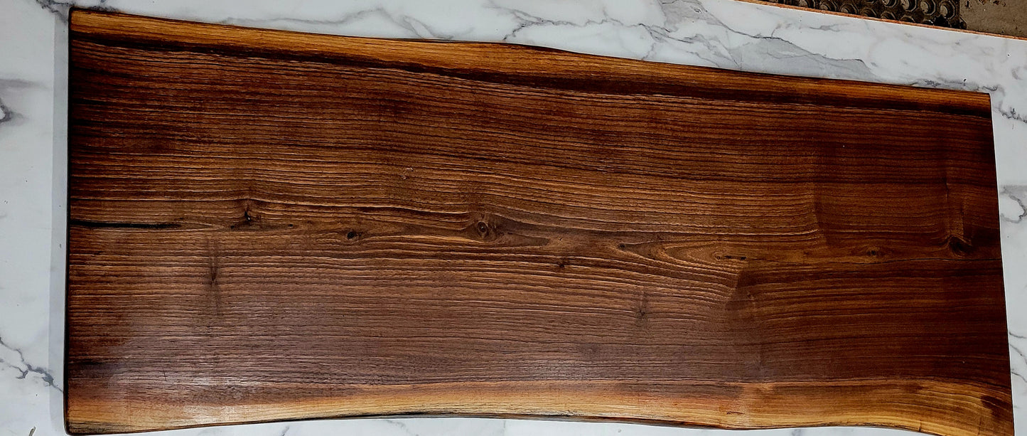 "Big Board One'- A Live Edge Black Walnut Grazing Board - Live Edged Woodcraft