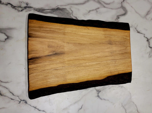 "Spreading Out"- a Live Edge Black Walnut Grazing Board