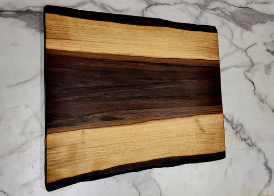 "Wide Too"- A Live Edge Black Walnut Grazing Board