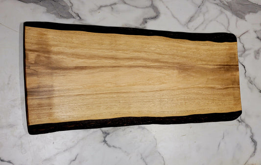 "Middle Too"- a Live Edge Black Walnut Grazing Board