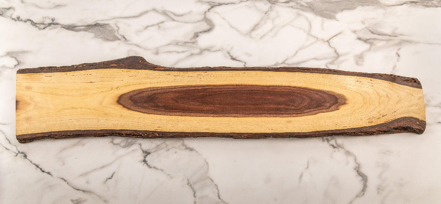Off Centre - A Live Edge Black Walnut Grazing Board - Live Edged Woodcraft