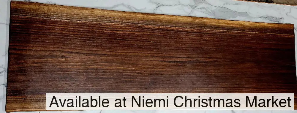 "Big Board Three"- A Live Edge Black Walnut Grazing Baord - Live Edged Woodcraft