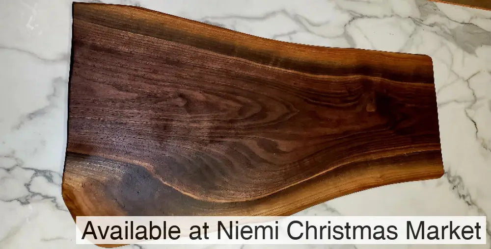 Really Pregnant - A Live Edge Black Walnut Grazing Board - Live Edged Woodcraft