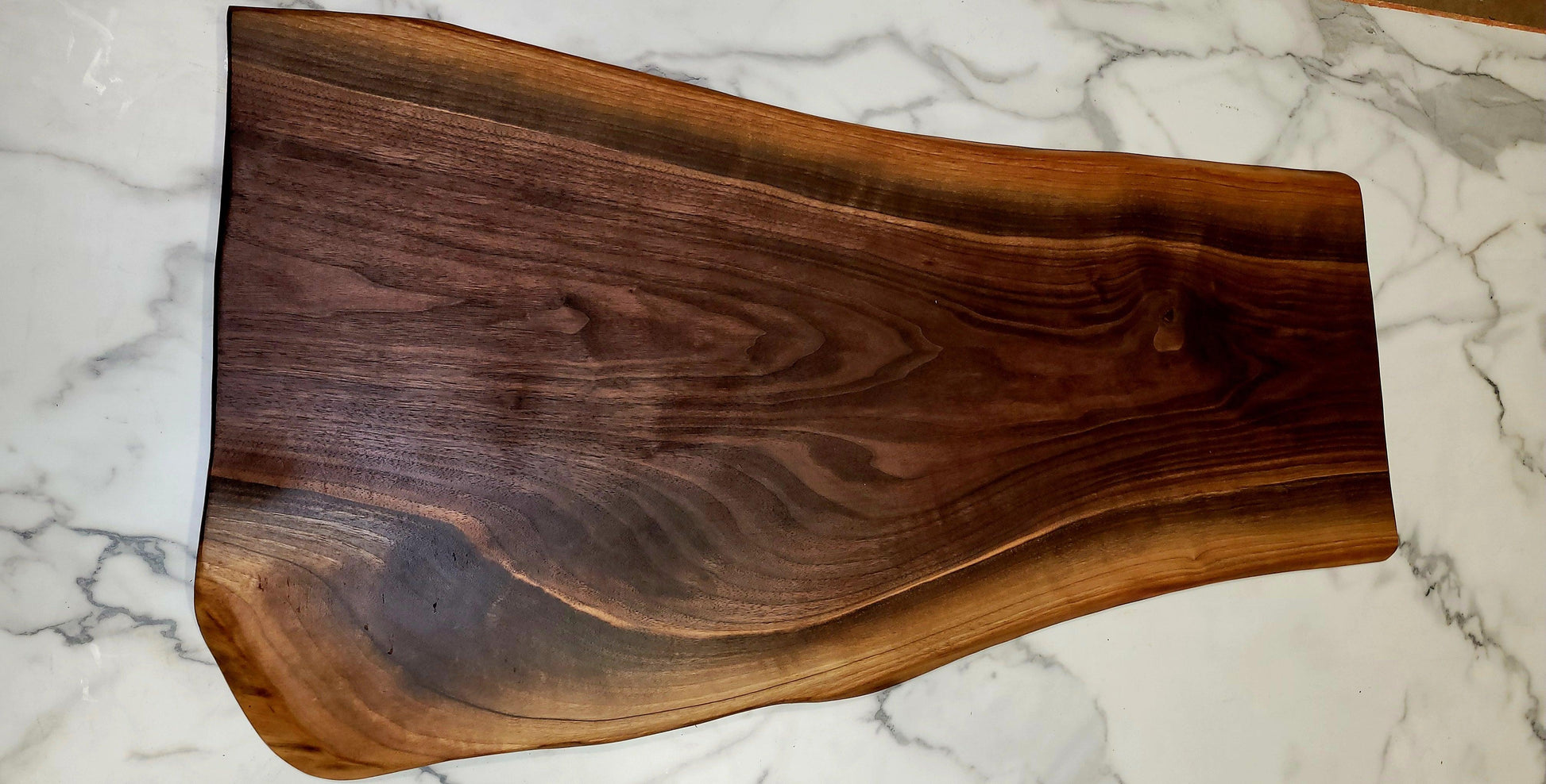 Really Pregnant - A Live Edge Black Walnut Grazing Board - Live Edged Woodcraft