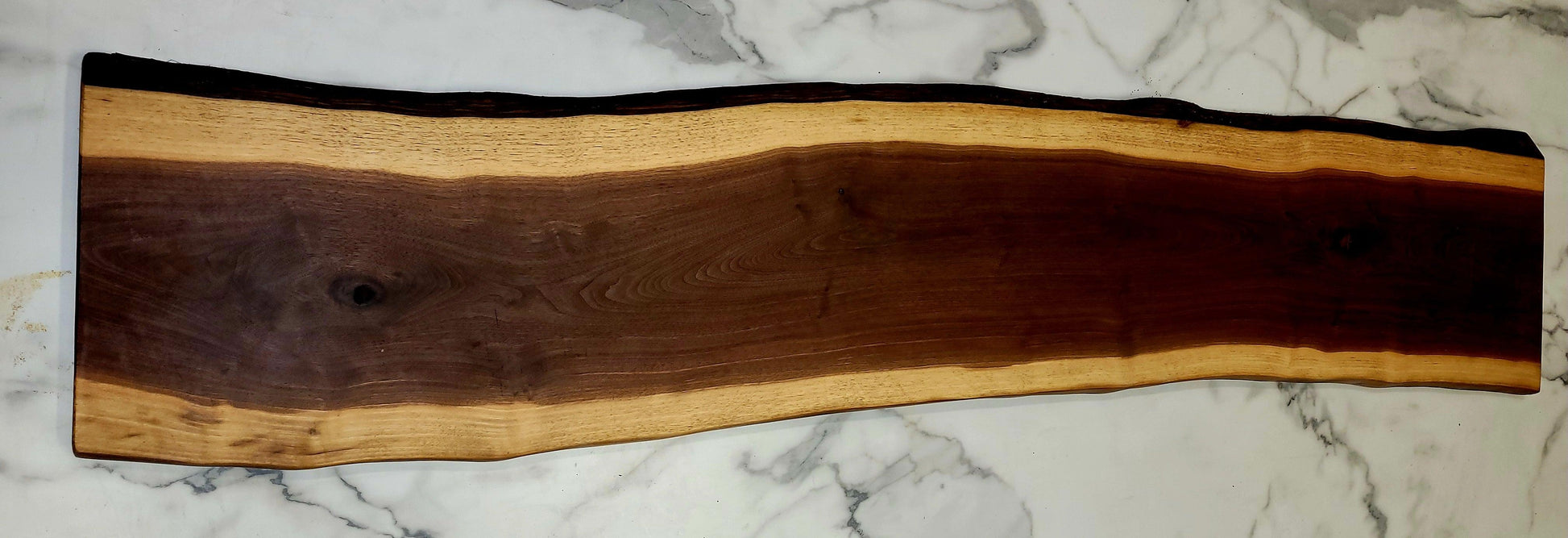 Pretty Long- A Live Edge Black Walnut Grazing Board - Live Edged Woodcraft