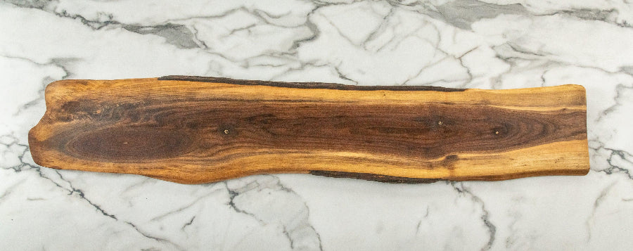 Fancy Ending - Black Walnut Grazing Board - Live Edged Woodcraft
