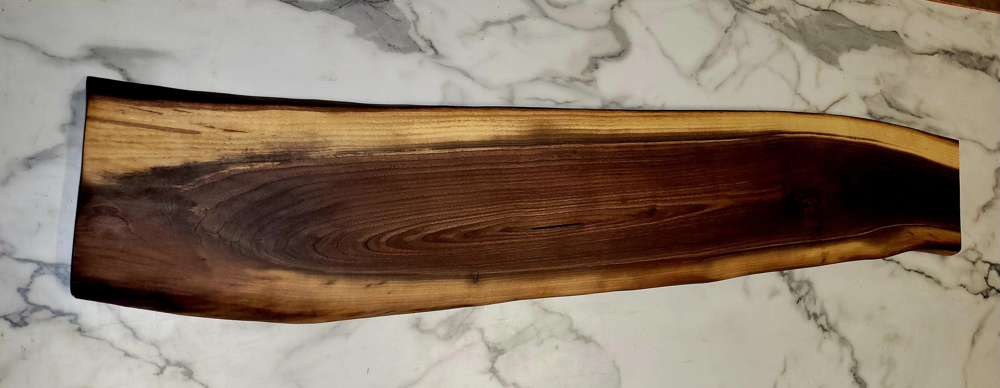 Longer- A Live Edge Black Walnut Grazing Board - Live Edged Woodcraft