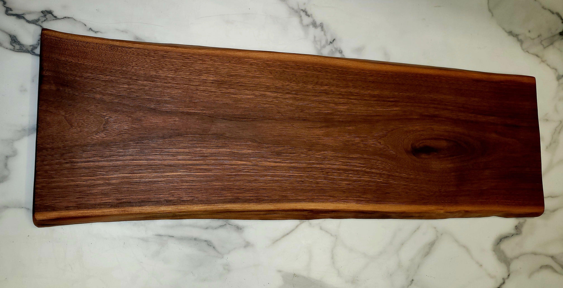 Just Right Now- A Live Edge Black Walnut Grazing Board - Live Edged Woodcraft